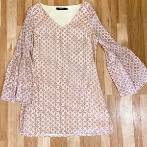 Beautiful pink and yellow vintage inspired dress